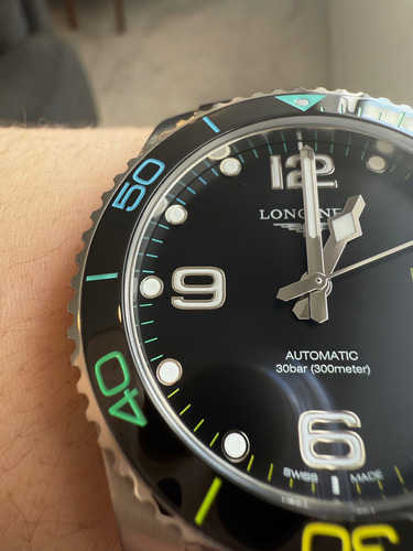 Reloj Longines Conquest Plateado Negro Negro (Usado)