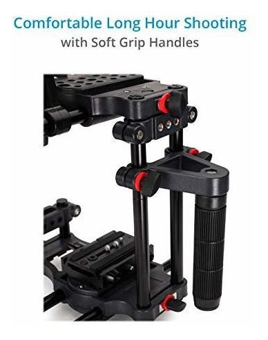 Imagen 3 de 7 de Filmcity Power Dslr Video Camera Cage Mount Rig (fc-cth) Ca