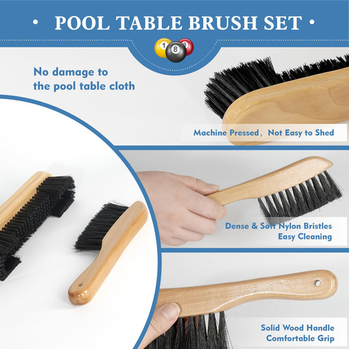 Juego 12 Accesorios De Limpieza Para Mesa De Billar