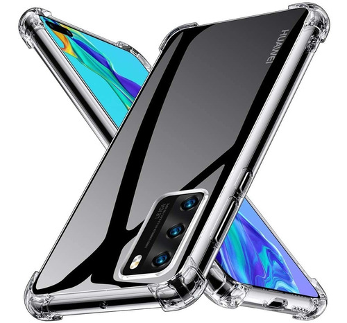 Carcasa Para Huawei P40 Pro Transparente Reforzada