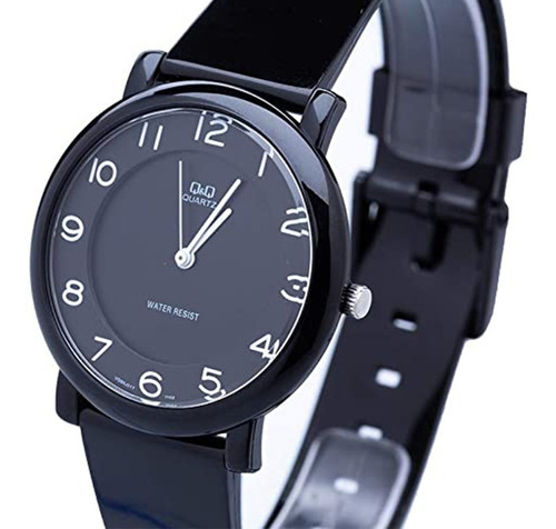 Reloj para hombre con pulsera de silicona azul Q&q Vq94j022y