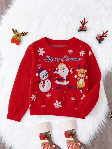 Ugly Sweater Navideños Niños Ref 25