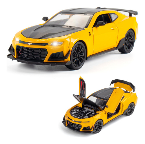 Coche De Metal Transformers Chevrolet Bumblebee Camaro Minia