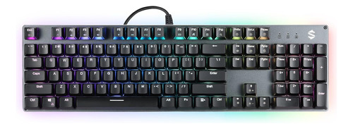 Black Shark K2 Teclado Juegos Con Cable, Silencioso, Rojo,