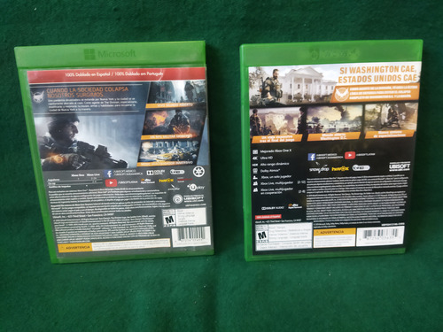 The Division 1 Y 2 Paquete Tom Clancy's / Xbox One / Fisicos (Reacondicionado)