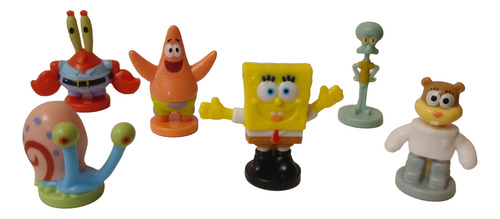 Minifiguras Bob Esponja: Colección Alpura (6 Pzas) (Reacondicionado)