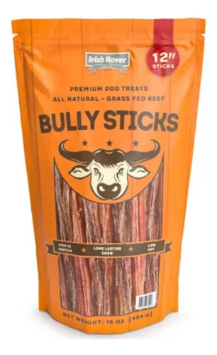 Irish Rover Beef Bully Sticks, 12 Inch, 16 Oz