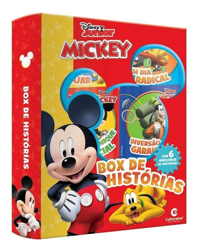 Box Com 6 Minilivros De Historias Do Mickey Disney Culturama