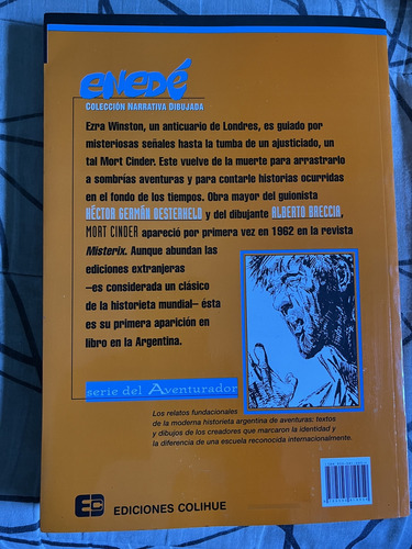 Cómic Mort Cinder. Oesterheld & Breccia. No Envío. Leer. (Usado)