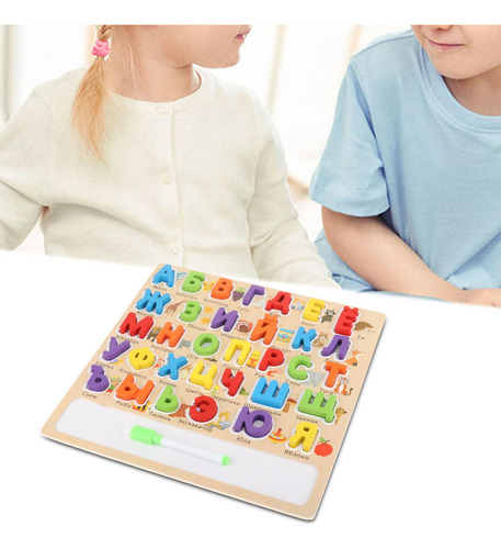 Alfabeto Words Juego De Rompecabezas A Juego De Madera 2