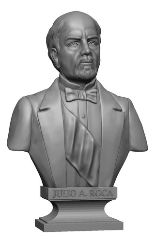 3dbauerstudio Busto Julio Argentino Roca Archivo Stl 3d
