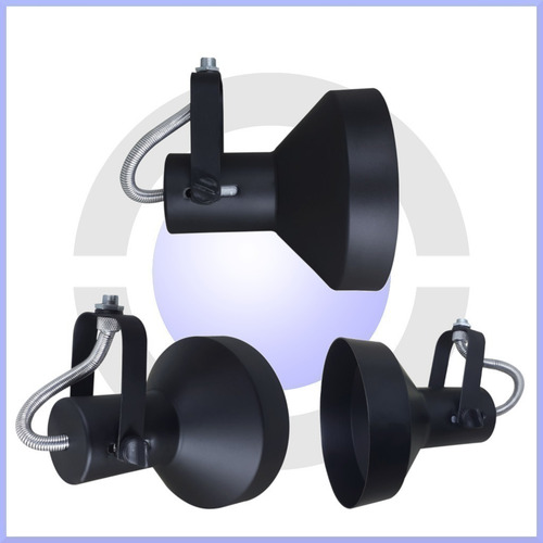 Imagem 5 de 7 de Spot Gu10 P/ Ar111 Trilho Perfilado Kit C/ 32 Unid.