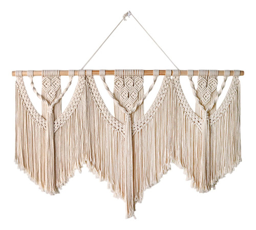 Adorno Decorativo Con Borlas De Tapiz Bohemio, Estilo B
