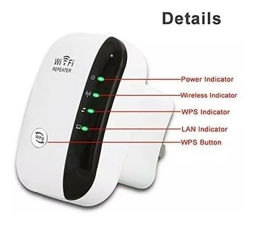 Repetidor Amplificador D Señal Wifi Router 300 Mbps Portatil