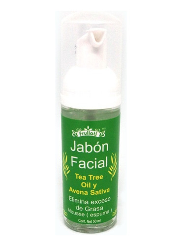 Jabon Facial Con Tea Tree Oil Y Avena Sativa 50ml 1pza