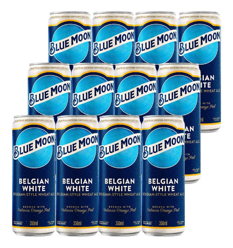 Cerveja Blue Moon Lata 12x350ml