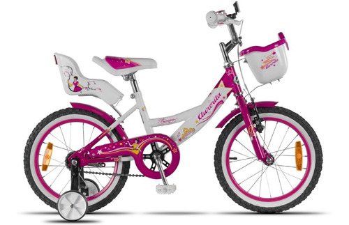 Bicicleta Aurora Rodado 16 Princesa Rosa Nena Ultimo Modelo