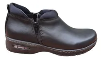 Comprar Botinetas Borcegos Botas Mujer Dama Cuero Vacuno Confort