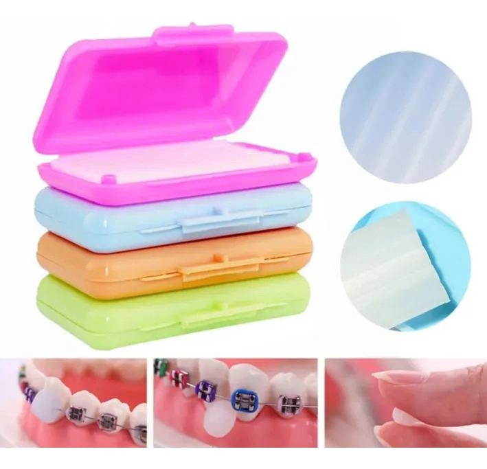 10 Cajas De Cera Para Ortodoncia Alivio Brackets Y Llagas