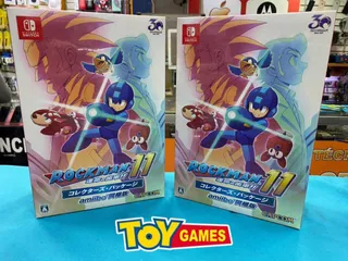 Rockman 11 Collector Limited Package Megaman + Amiibo Switch