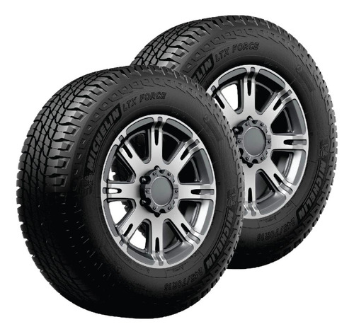 Kit 2 Pneus Aro 15 Michelin Ltx Force 205/70 R15