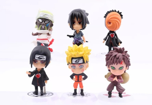 Figura De Accion De Azumaki Naruto Importados Set X6 Figuras