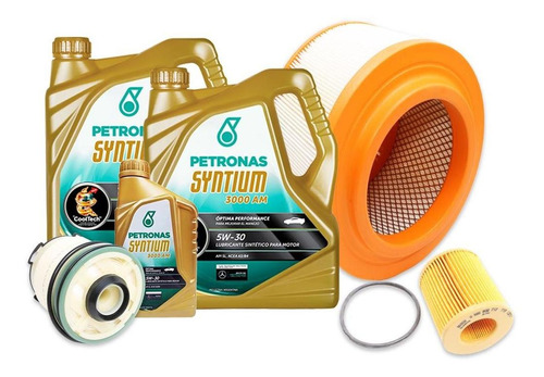 Kit Filtros + Aceite Syntium Ford Ranger 2 2.2 Tdci 2012 -