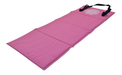 Colchoneta Tipo Libro Alta Densidad 100 Kg Slim Sonnos Color Rosa Lady