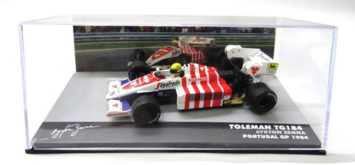 Lendas Brasileiras Ayrton Senna Toleman Tg184 1984 S/ Acrili