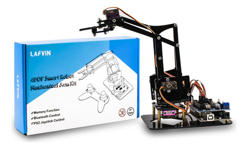Kit Braço Robótico 4 Dof Completo Código+tutorial