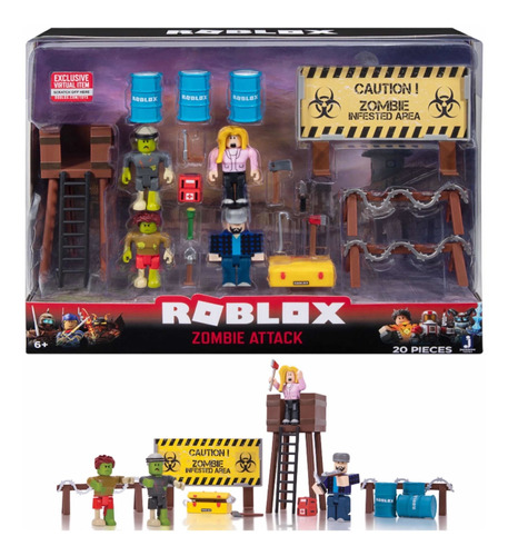 Figuras Roblox Ataque Zombie 20 Pzas Original