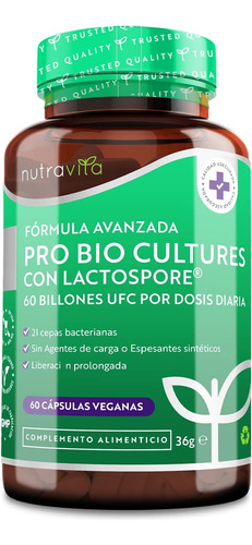 Probiotico Mujer Woman 50 Billions 20 Cepas Usa + Prebiotico