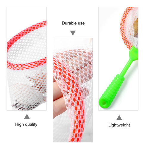 20×red Pesca Infantil Para Playa Con Atrapamariposas, 20 Uni