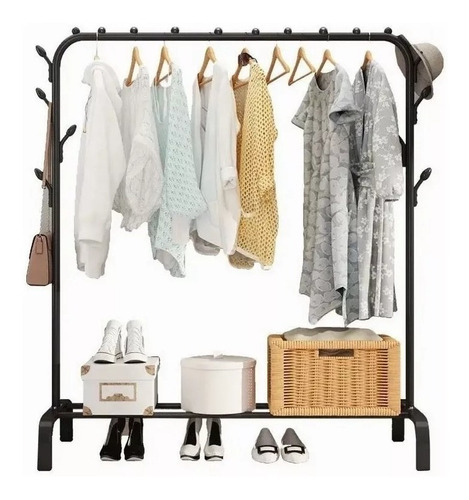 Rack Armable Ropa Organizador Closet Hogar Ganchos Guardaro