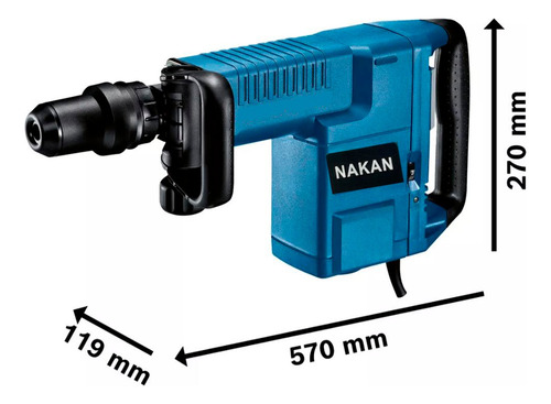 Martelete Nakan Sds Max 25j - Demolição De Concreto