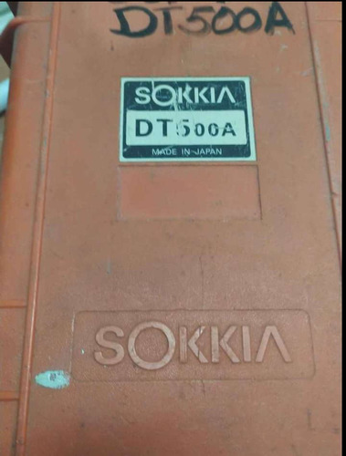 Imagen 7 de 7 de Teodolito Con Regla Y Trípode Marca Sokkia Modelo Dt500a.