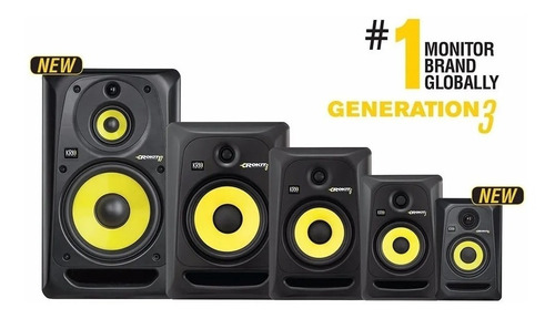 Krk Rokit Rp-6 G3 Monitor De Estudio Bafles Activos Cuotas