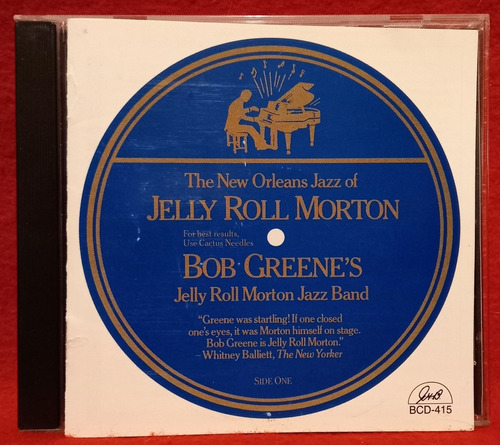 Bob Greene Marty Grosz New Orleans Jazz Of J R Morton Usa.