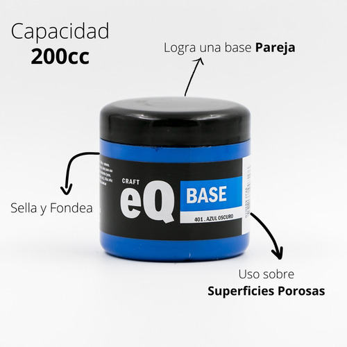 Set 12 Bases Acrilicas Eq Arte 200cc