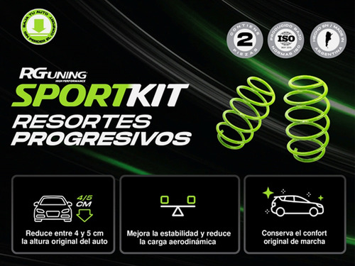 Espirales Progresivos Del 207 Partner 1.4 Nafta Rg Sportkit