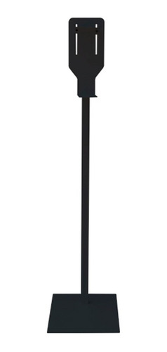 Imagen 2 de 5 de Pedestal Para Dispensador Gel Antibacterial Eli Negro