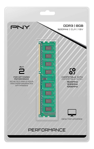 Memoria Ddr3 8gb Dimm 1600mhz