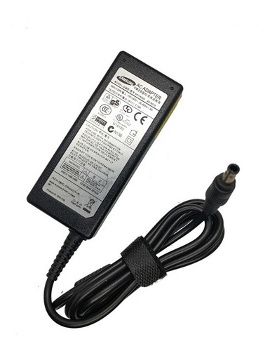Imagen 1 de 1 de Cargador Laptop Adaptador Samsung 19v 3.16a 60w Tipo Aguja