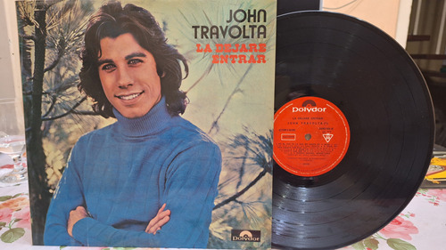 John Travolta La Dejare Entrar Lp Vinilo 1978 Nm