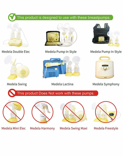 Imagen 4 de 12 de Repuesto De 02 Copas O Conos Para Extractor Medela