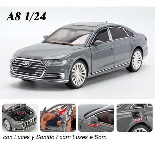 Audi A8 L Security Limusina Premium Miniatura Metal Coche