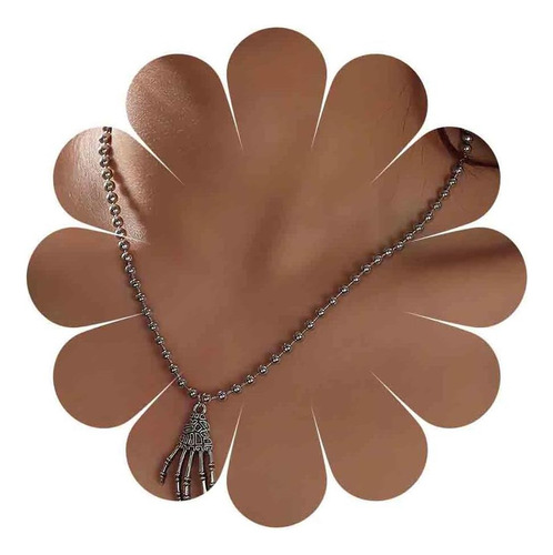 Andelaisi Gargantilla De Mano De Esqueleto Bohemio, Collar C