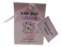 Comprar Souvenirs Baby Shower Velitas De Noche Osita Rosa X 10u