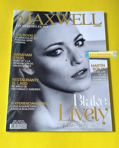 Blake Lively Revista Maxwell Mexico 2015 