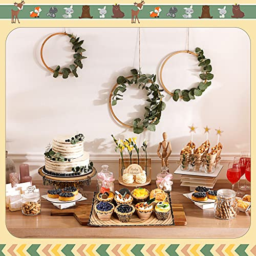 Juego De Soporte Para Cupcakes De Madera Para Fiesta De Leña
